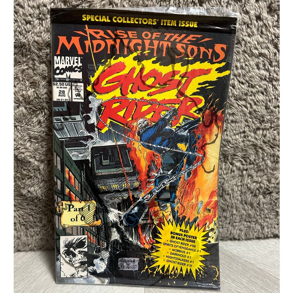 Ghost Rider Vol 3 #28 1992 Marvel Comics Sealed in Bag